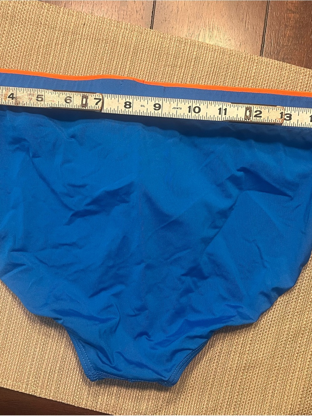2xist Blue Briefs with Orange Waistband - Picture 5 of 7